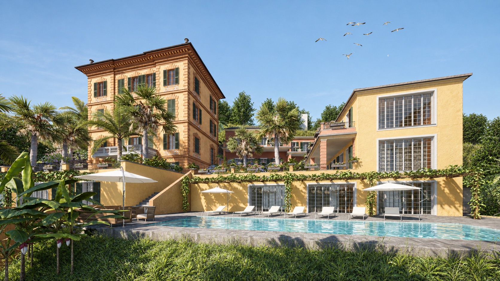 Residences in Zoagli — view 2