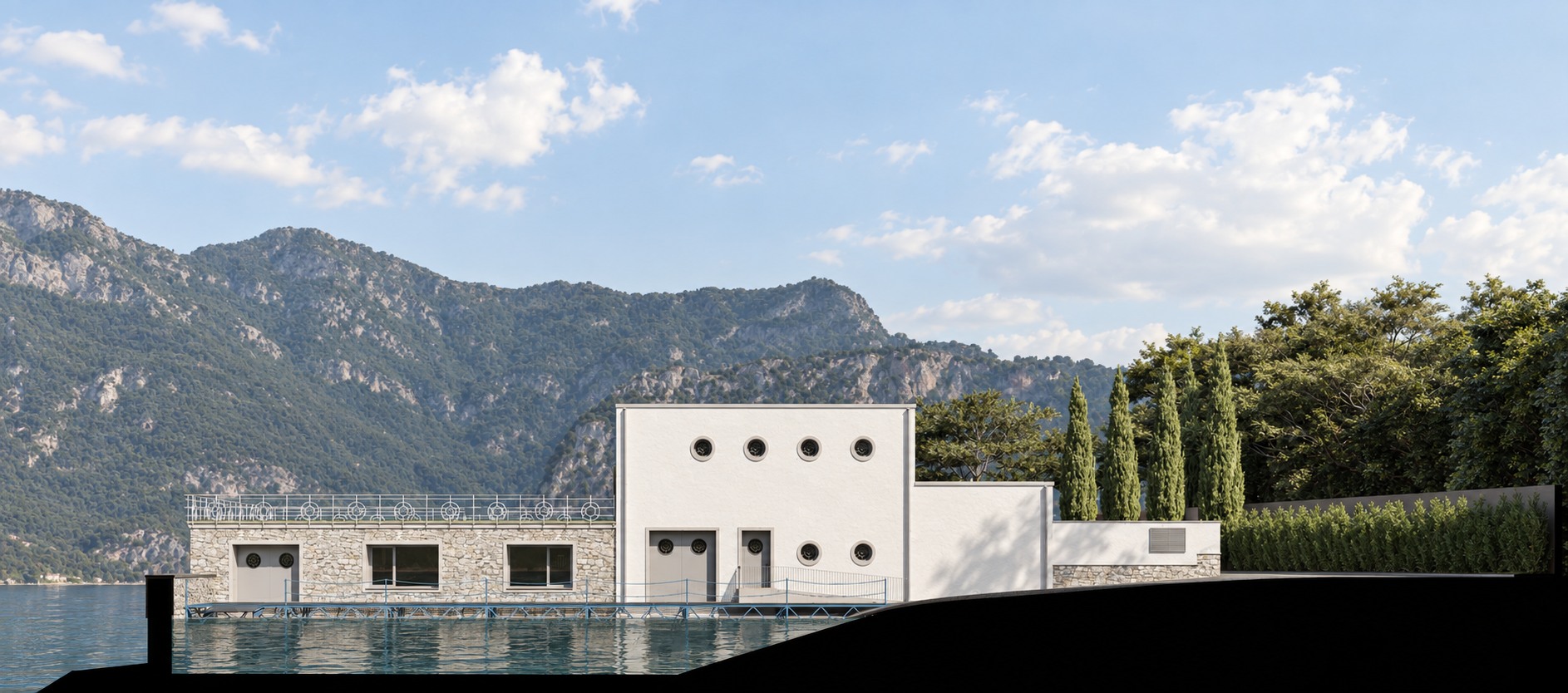 Redevelopment in Menaggio — view 2