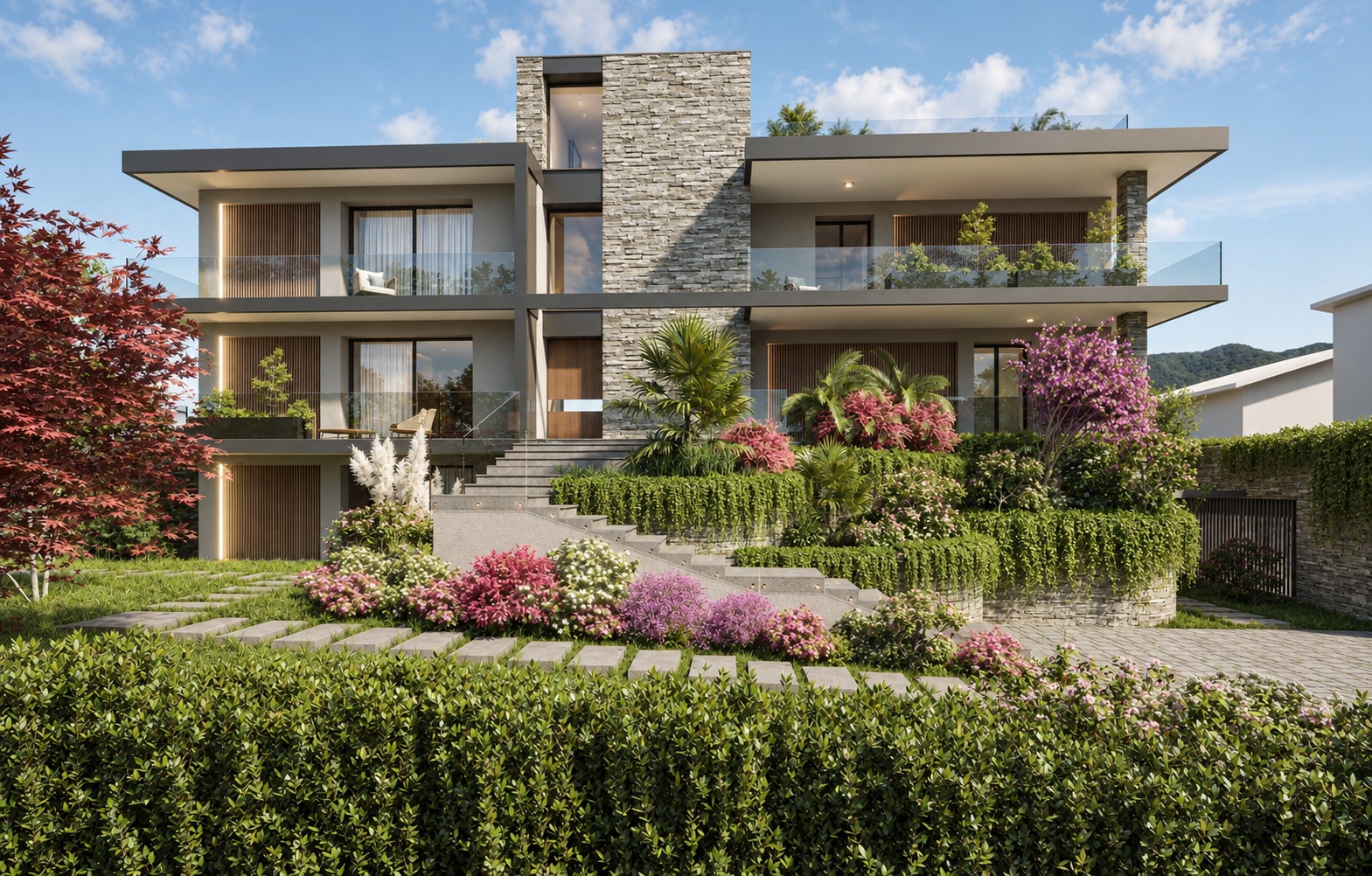 Ristrutturazione villa a Cantù — vista 3