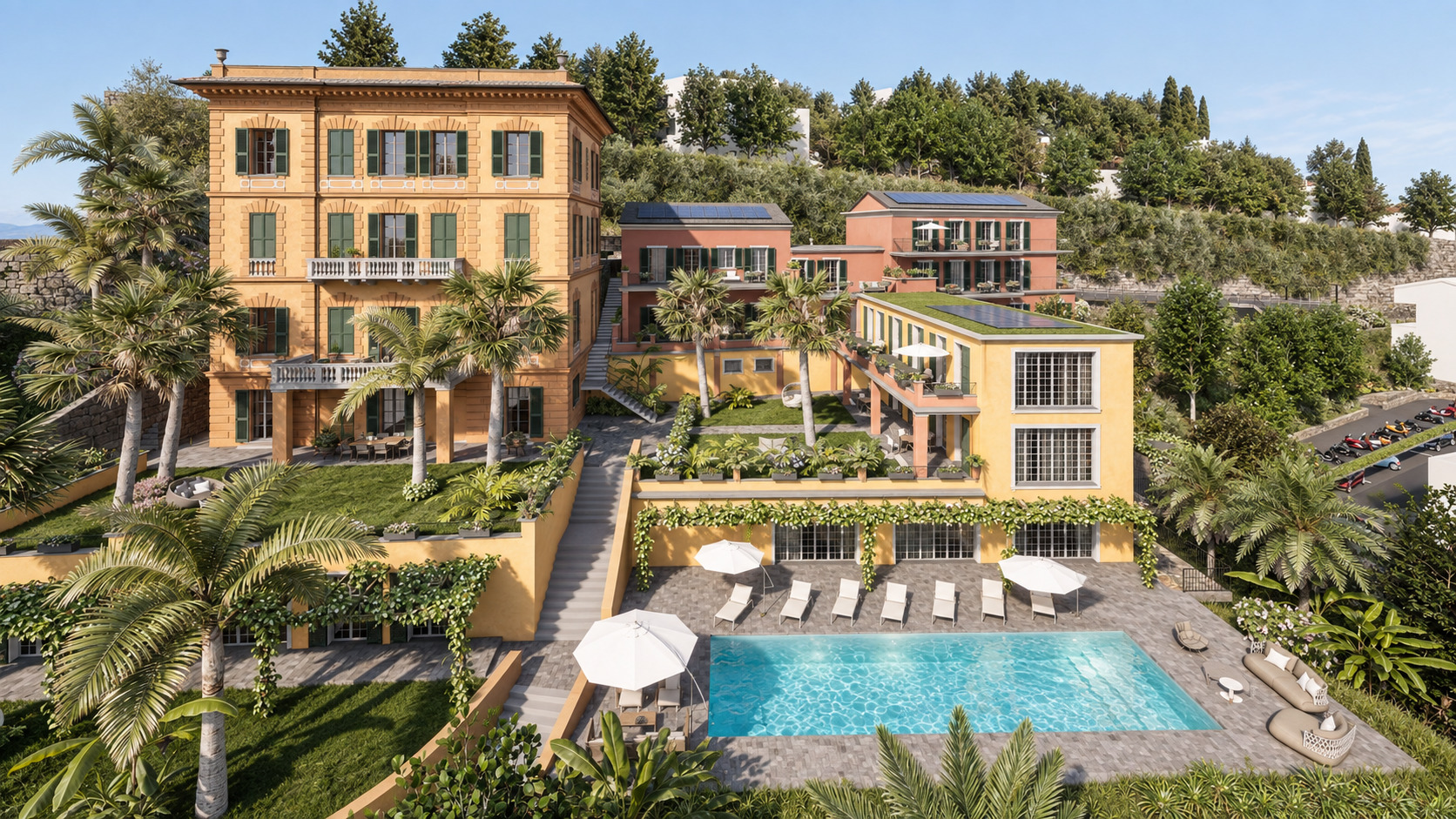 Residences in Zoagli — view 4