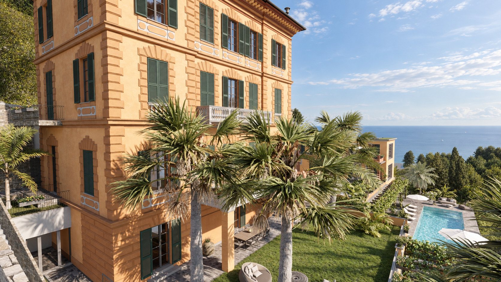 Residences in Zoagli — view 9