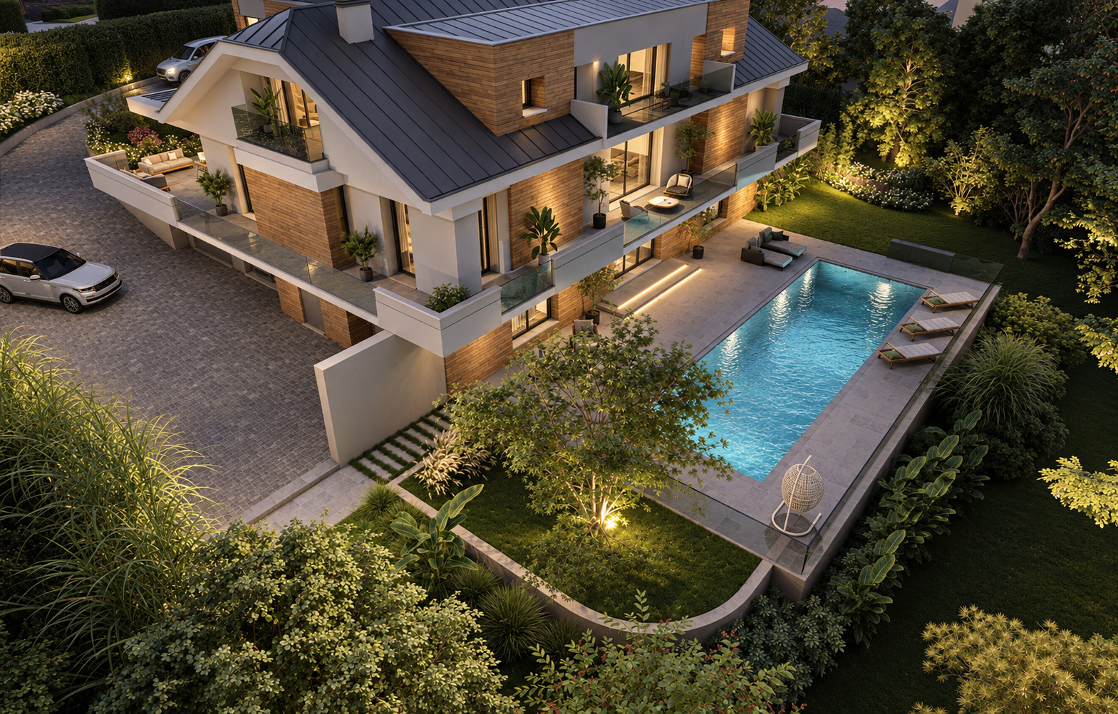 Two-Family Villa in Carimate — view 32