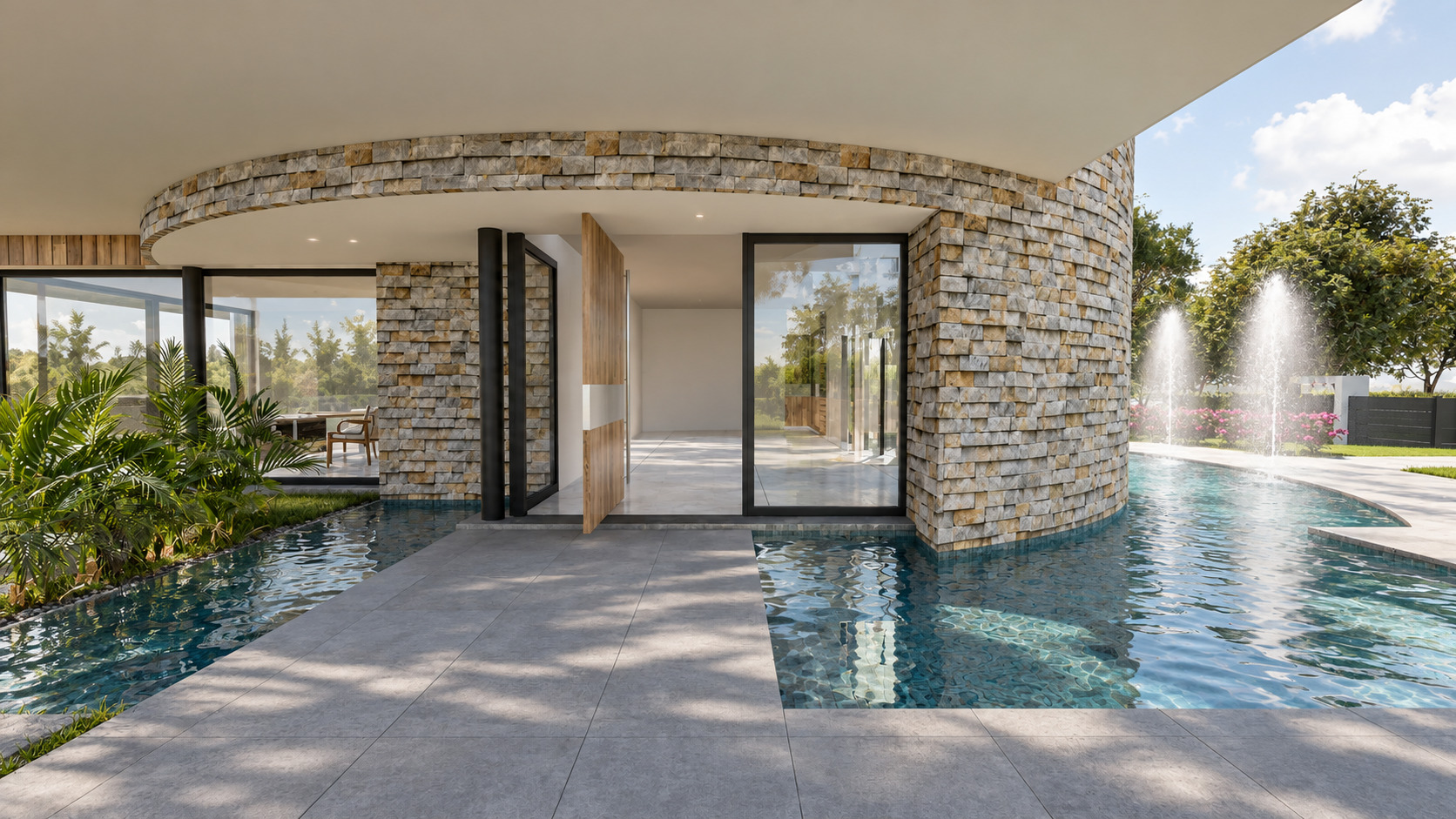 Villa with Pool — view 3