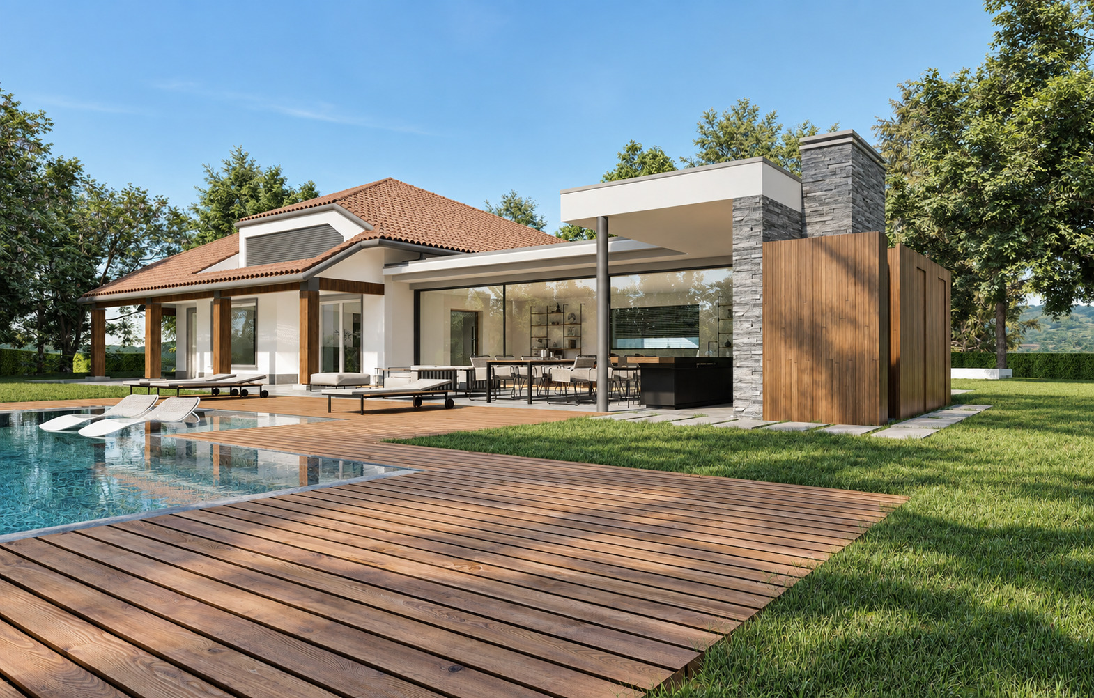 Contemporary Villa — view 6
